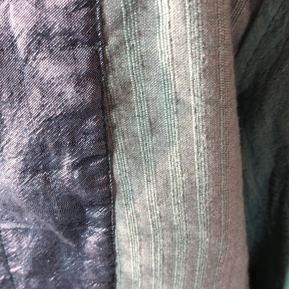 Nadya Green patchwork jacket that is jeans style/lots of pockets/XS - Picture 8 of 17